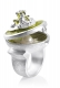 Froschgiftring aufklappbar 925er Silber