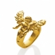 Ring mit Engel / silber