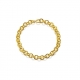 Armband in Silber goldplattiert  20cm