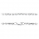 Kette Olive 42cm/d 3mm Silber