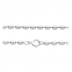 Kette Olive 45cm/4mm Silber