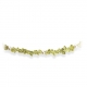Peridot Kette mit Perlen 42cm Silber