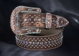 Gürtel 1857-R32-AB SILVER STRAP/COPPER BUCKLE B.B.Simon